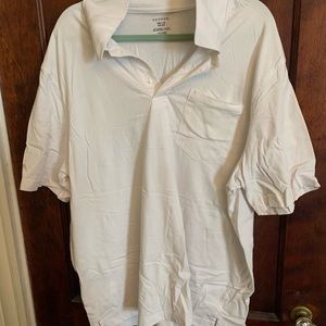 White golf polo